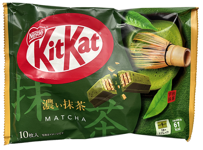 Japanese Matcha Kit Kat candy bar from Japan